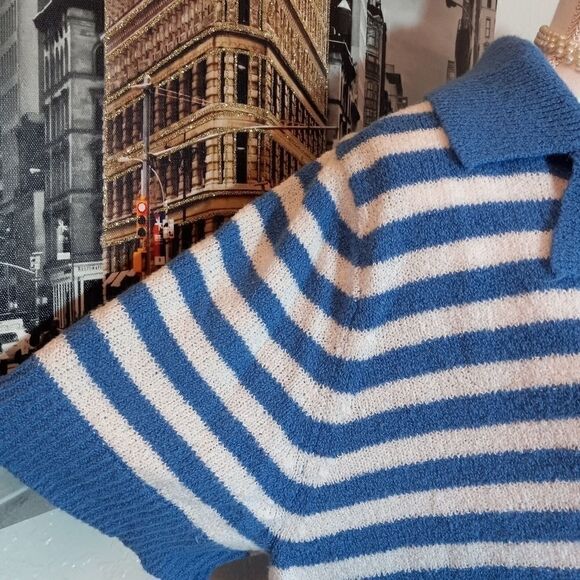 White Stag blouse w stripes size 3X - Picture 3 of 11